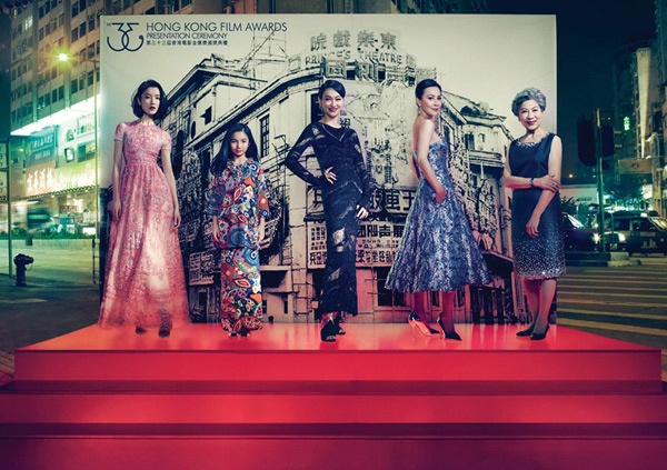 4 đề cử giải Nữ diễn viên phụ xuất sắc nhất (từ trái sang): Đỗ Quyên, Lý Hinh Xảo, Huệ Anh Hồng, Lưu Gia Linh và La Lan.