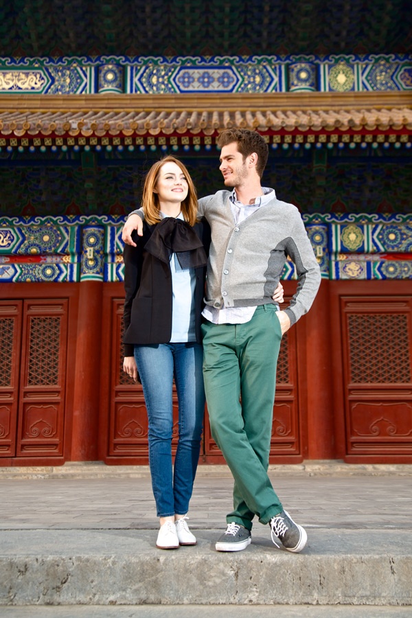 Lãng mạn bên nhau trong chuyến sang Bắc Kinh vừa qua.