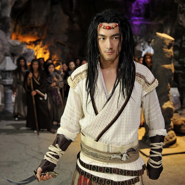 Lâm Canh Tân trong phim Hiên viên kiếm.