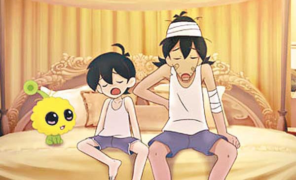 Cảnh trong phiên bản hoạt hình Siêu khuyển thần thông chiếu rạp năm 2010.