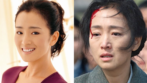 Củng Lợi lại xất hiện trên màn ảnh với gương mặt không phấn son.