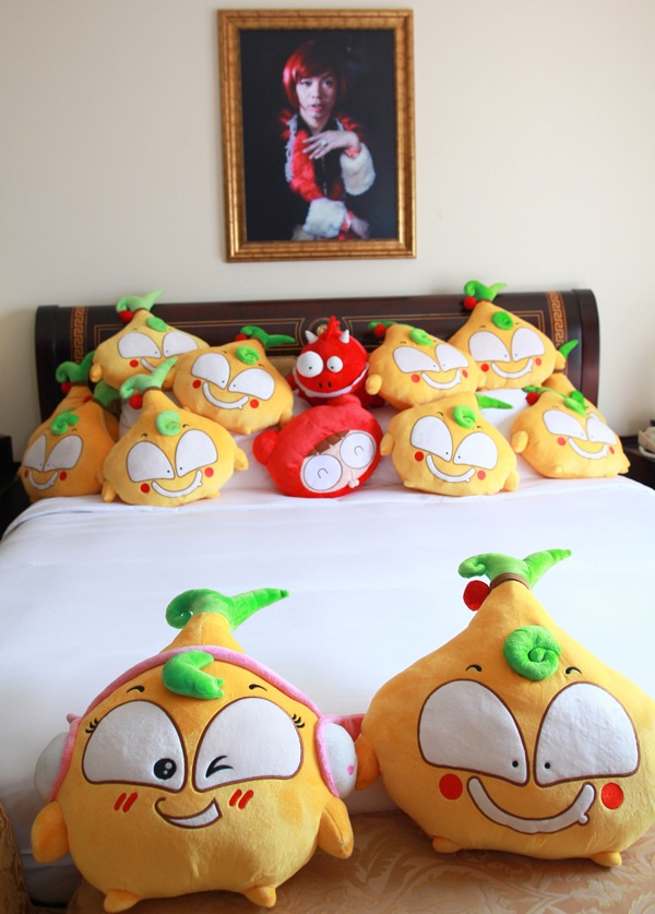 Cận cảnh giường ngủ độc đáo của chị Hội.