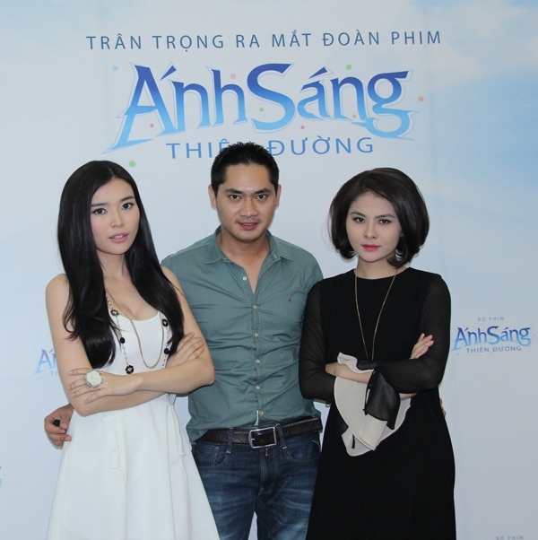 Cao Thái Hà, Minh Luân và Vân Trang có một chuyện tình tay ba.