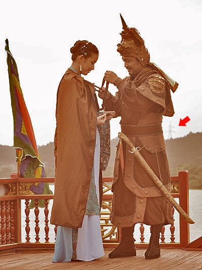 Cảnh Quang Trung chia tay Ngọc Hân.