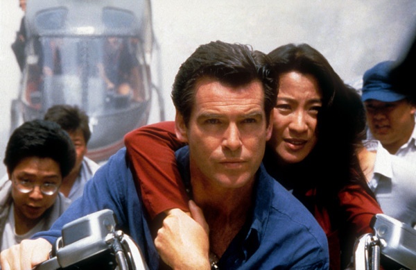 Trong phim Tomorrow Never Dies. 