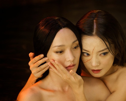 Triệu Vy và Châu Tấn trong phim Họa bì 2.