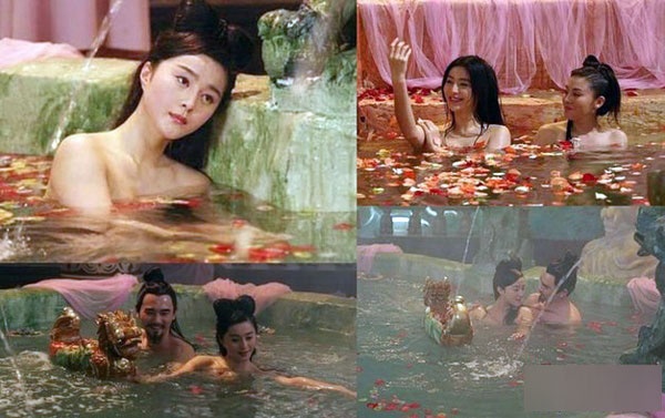 Phạm Băng Băng có một cảnh diễn khiêu khích trong bộ phim truyền hình Đại Đường phù dung viên.