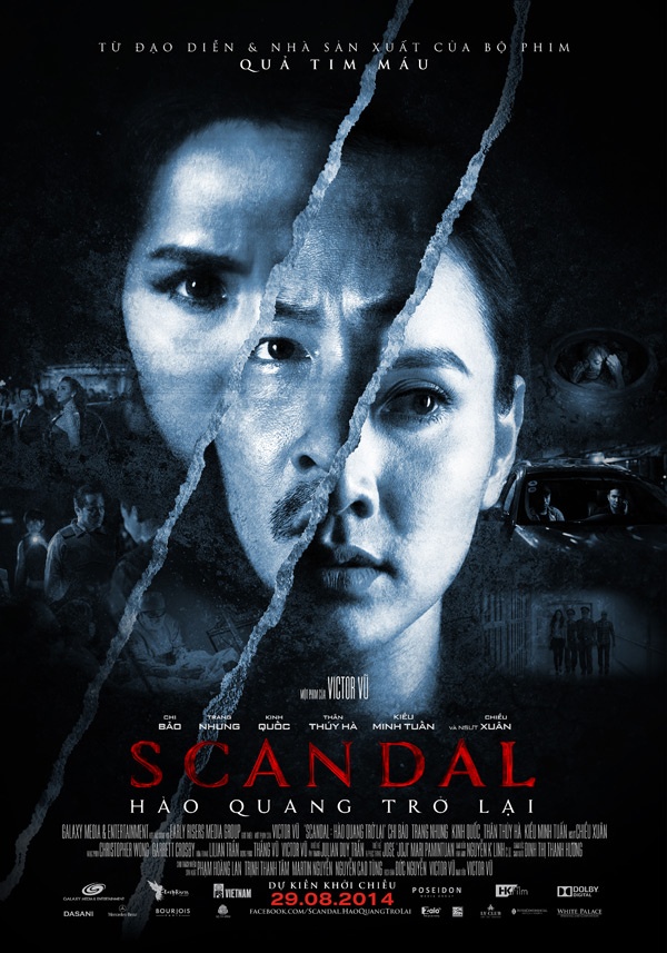 Poster chính thức của phim Scandal - Hào quang trở lại.