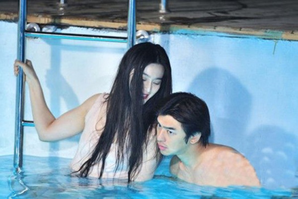 Phạm Băng Băng và Trần Á Lâm trong phim Núi Quan Âm.