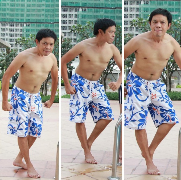 Khoe vóc dáng chuẩn... bị đi chỉnh hình.