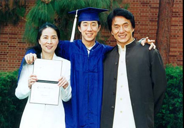 Gia đình Thành Long, Lâm Phụng Kiều và Phòng Tổ Danh.