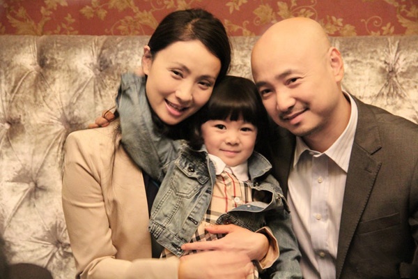 Gia đình nhỏ hạnh phúc của Đào Hồng.