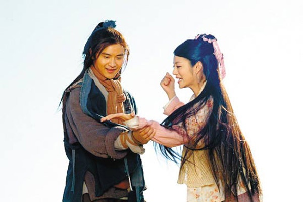 Với An Dĩ Hiên trong phim Ngưu Lang - Chức Nữ.