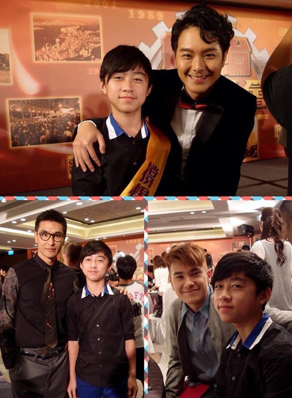 Với Tiêu Chính Nam, Trần Triển Bằng trong ngày ra mắt bộ phim Cự luân.