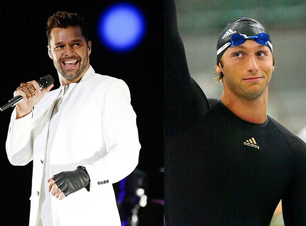 Ricky Martin dinh tin don yeu VDV boi loi Ian Thorpe hinh anh