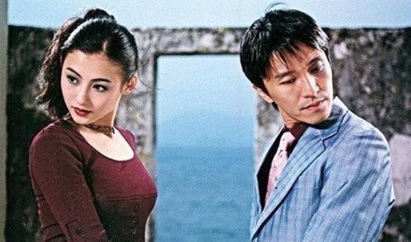 Trương Bá Chi và Châu Tinh Trì trong phim Vua phim hài.