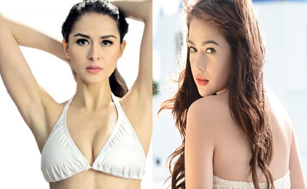 Marian Rivera và Bela Padilla cùng được tạp chí FHM bầu chọn là mỹ nhân gợi cảm nhất Philippines 2014.