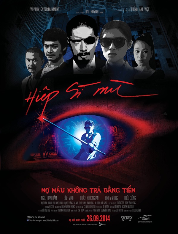 Công chiếu vào ngày 26/9 tới đây, theo phía nhà sản xuất, Hiệp sĩ mù là bộ phim nhựa đầu tiên của Việt Nam có số lượng các rạp chiếu phim đăng ký phát hành lớn nhất từ trước đến nay với gần 60 rạp.