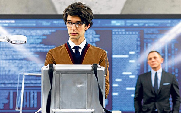 Ben Whishaw đóng vai điệp viên Q trong phim Skyfall.