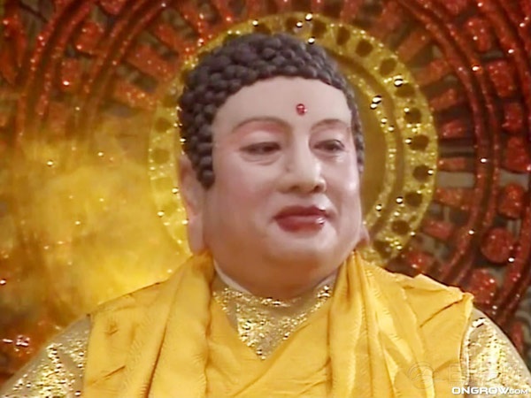 Nghệ sĩ Chu Quảng Long vai Như Lai Phật Tổ.