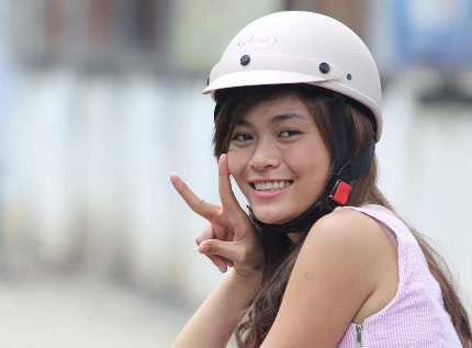 Mau Thanh Thuy kieu ky, danh da trong phim dau tay hinh anh