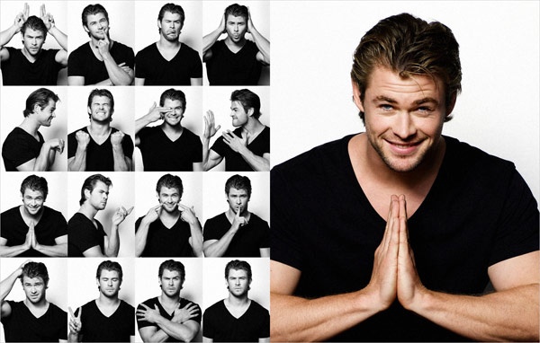 Mỹ nhân miệng rộng Anne Hathaway và Thần Sấm - Chris Hemsworth trong ống kính của Yu Tsai.