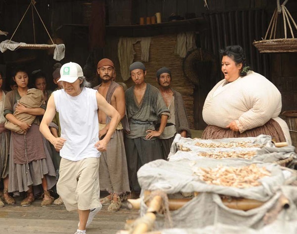 Châu Tinh Trì chỉ đạo diễn xuất cho Tạ Tinh Tinh.