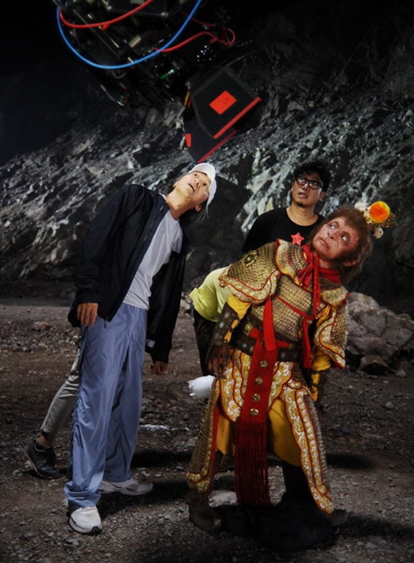 Châu Tinh Trì chỉ đạo diễn xuất cho Cát Hàng Vu.