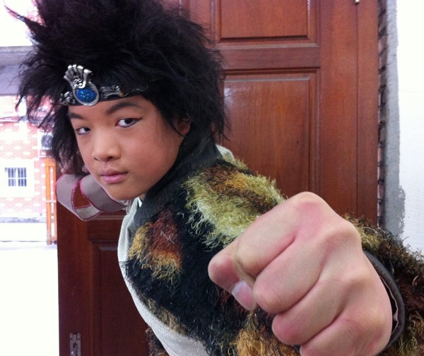 Tạo hình nhân vật của Cát Hàng Vu trong phim Phong thần anh hùng bảng.