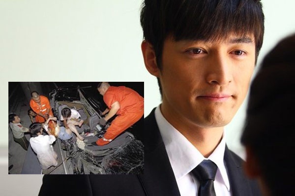 Ngày 29/8/2006, trên đường di chuyển từ phim trường Hoành Điếm về Thượng Hải, chiếc xe của diễn viên Hồ Ca bị tai nạn khiến nữ trợ lý ngồi cùng anh ở băng ghế sau tử vong. Bản thân ngôi sao phim Anh hùng xạ điêu 2008 bị thương rất nặng, phải sang Hong Kong phẫu thuật, suýt hủy nhan.