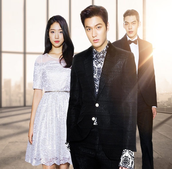 Diễn cặp cùng cô trong Người thừa kế là bộ đôi mỹ nam Lee Min Ho - Kim Woo Bin.