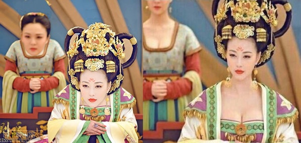 Ảnh chế hài hước sau khi cảnh hở ngực trong phim bị cắt.