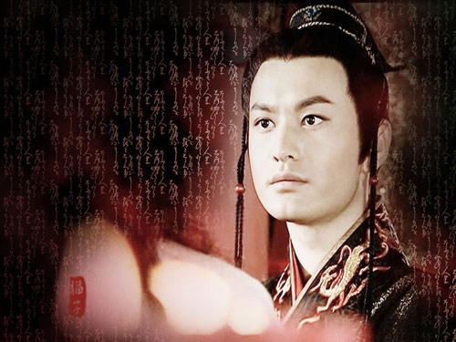 Huỳnh Hiểu Minh vai Hán Vũ Đế Lưu Triệt trong bộ phim Đại Hán thiên tử (2001).