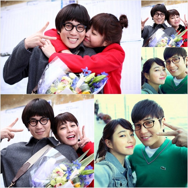 Mái tóc ngố của Joo Sang Wook trong phim.