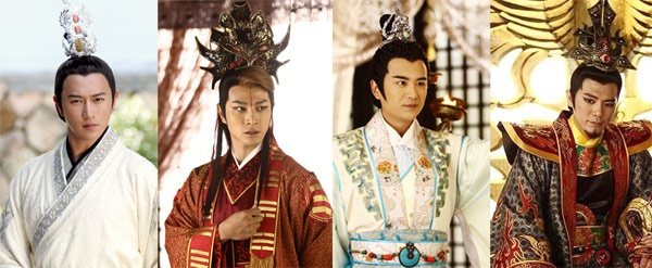 Với hình ảnh, tính cách khác hẳn những phiên bản trước, Khương Tử Nha, Thân Công Báo, Cơ Phát và Trụ Vương do Trần Kiện Phong, Trương Minh Minh, Trương Địch và Ngô Trác Hàn đảm nhận được khán giả ưu ái gọi là “F4 Phong thần”.