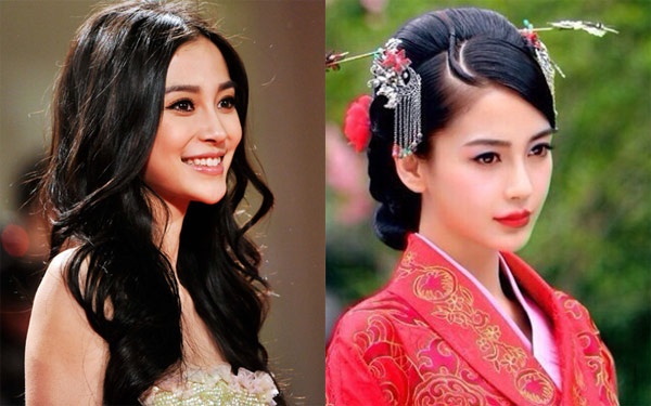 Với nhan sắc lai với 1/4 dòng máu Đức, Angelababy được đánh giá là mỹ nhân đời cuối 8X trên màn ảnh Hoa ngữ, khiến Huỳnh Hiểu Minh say như điếu đổ. Thế nhưng khi đóng phim cổ trang, do không phù hợp nên vẻ đẹp của cô giảm đi nhiều phần.