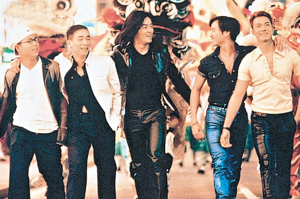 Hình ảnh quen thuộc trong phim Người trong giang hồ.