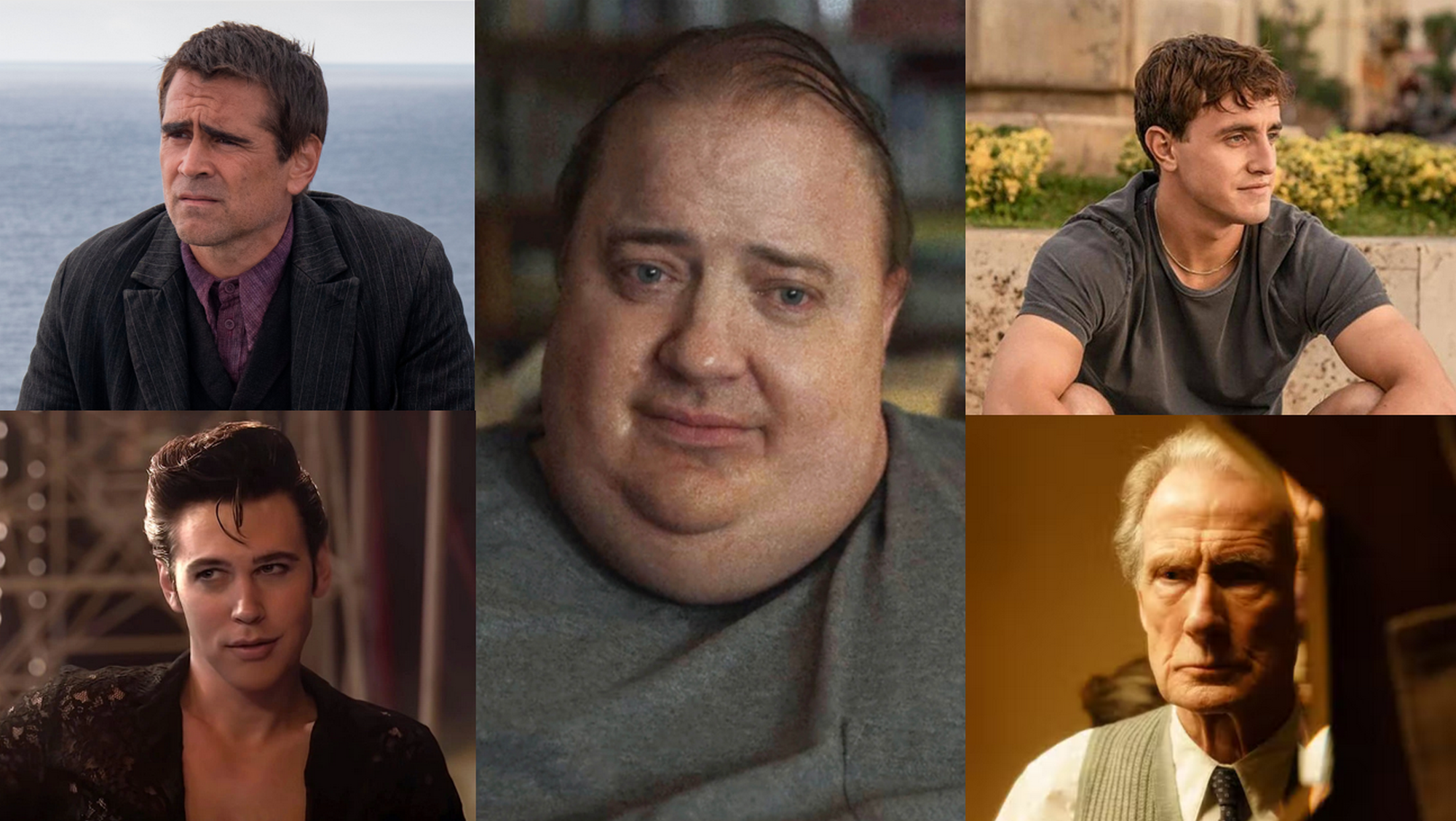 Oscar 2023,  Brendan Fraser,  Colin Farrell,  Austin Butler,  The Whale anh 2