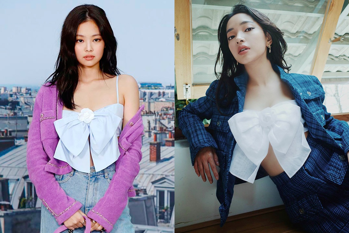 Jennie va Chau Bui do phong cach khi cung dien do Chanel dat do hinh anh
