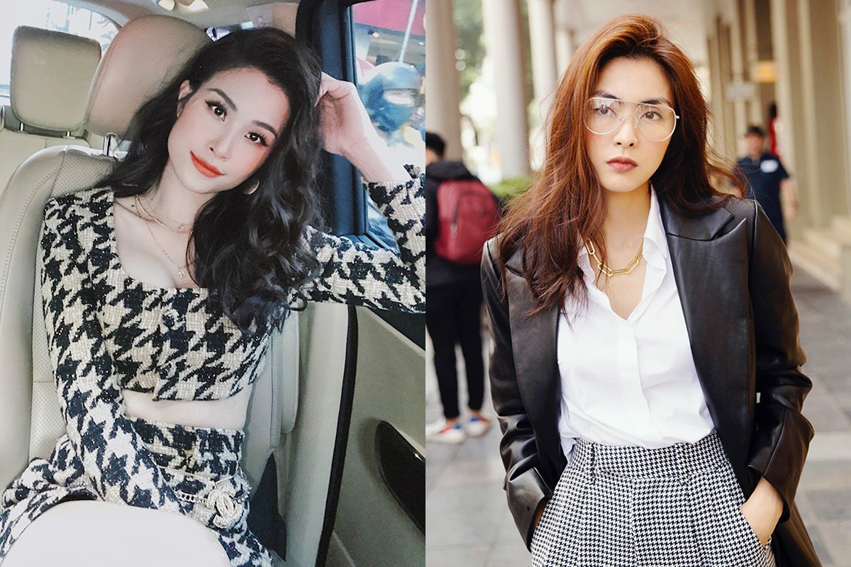 Dong Nhi, Ha Tang deu chuong mac do hoa tiet rang soi hinh anh