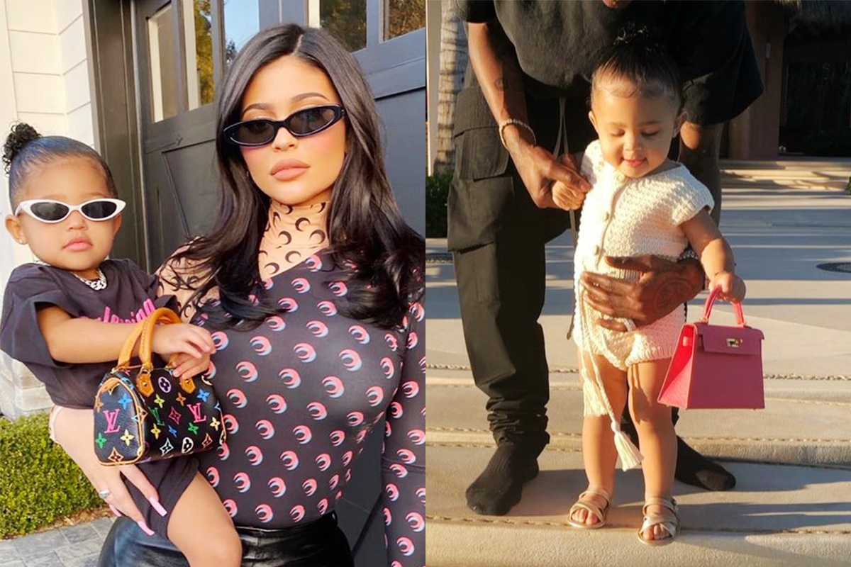 Con gai Kylie Jenner 2 tuoi da mac do hieu va xach tui Hermes, Chanel hinh anh