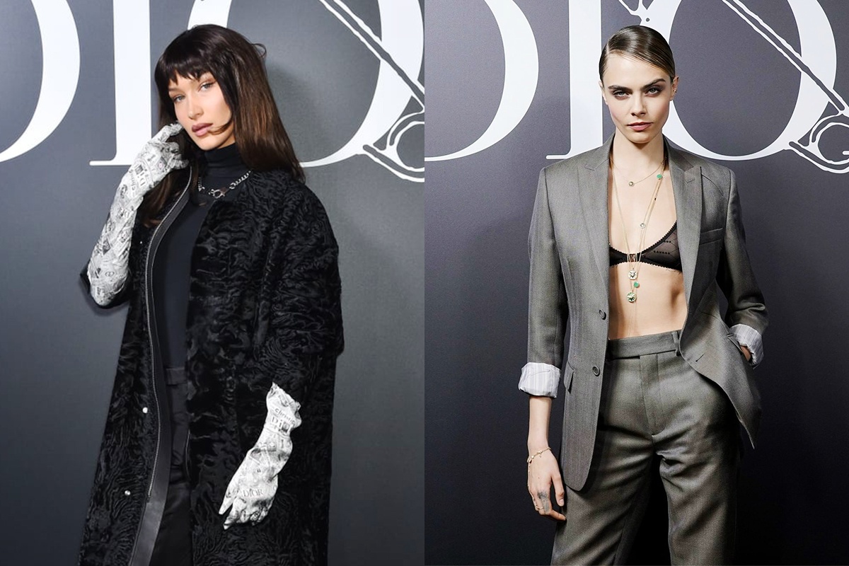 Bella Hadid mac kin bung, Cara Delevingne dien noi y khoe body sexy hinh anh