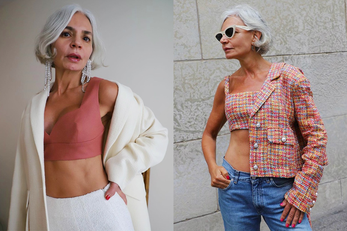 Nu fashionista 56 tuoi an mac dep, tao dang khong thua kem nguoi mau hinh anh
