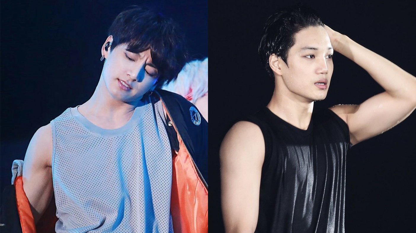 Jungkook, Kai chuong mac ao khoe co bap hinh anh