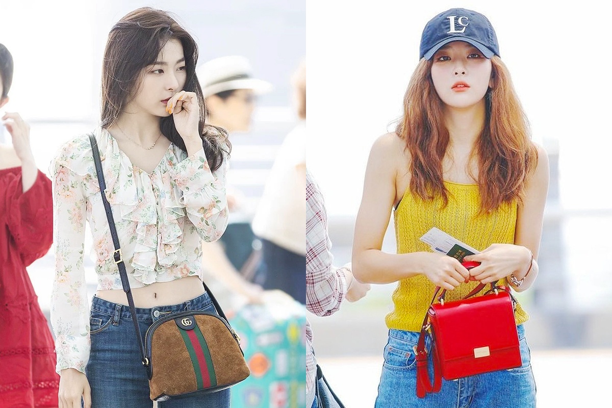 Seulgi co gu thoi trang san bay da dang, toan deo tui hieu dat do hinh anh