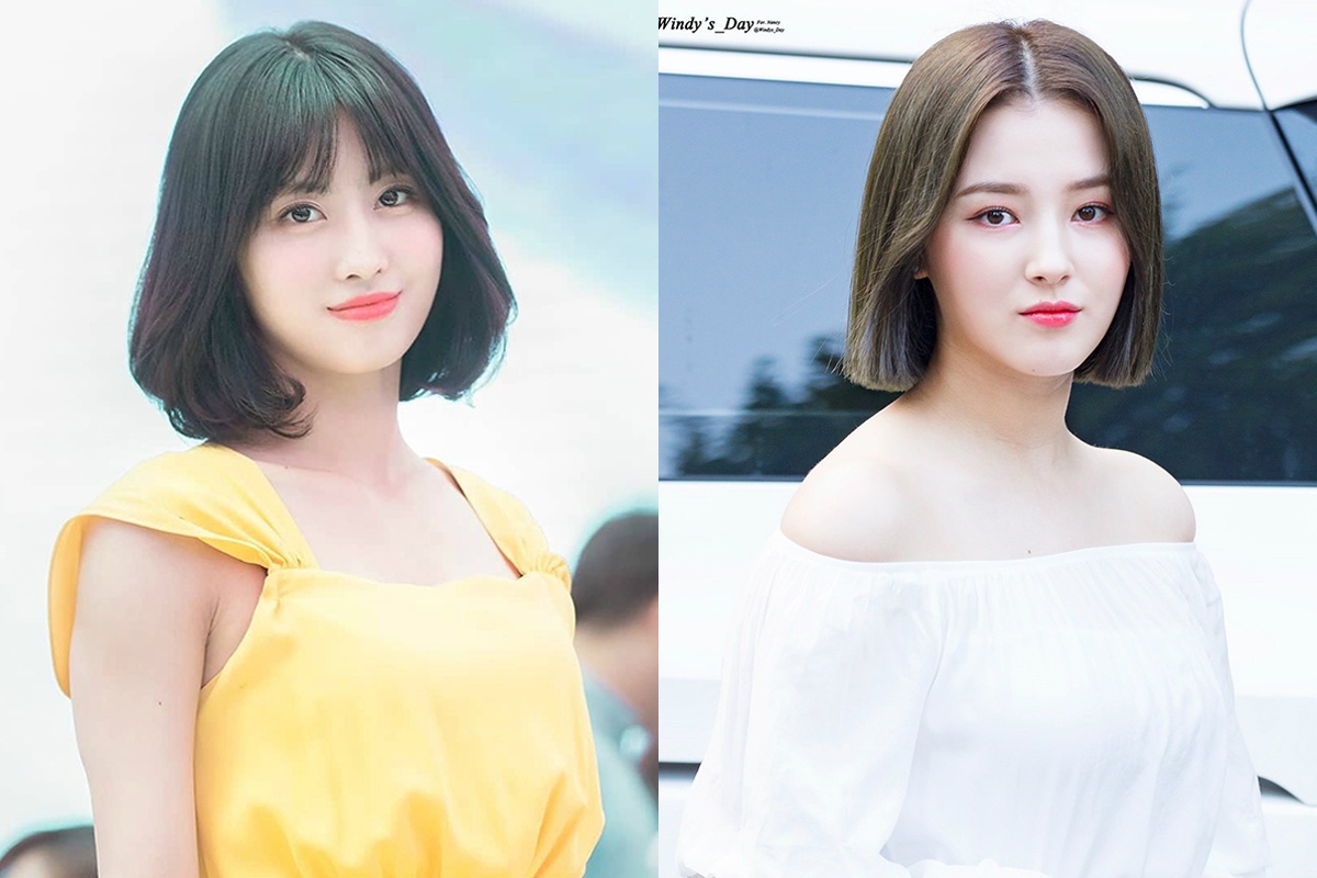 Momo, Nancy va nhieu my nhan Han trong xinh hon nho cat toc ngan hinh anh