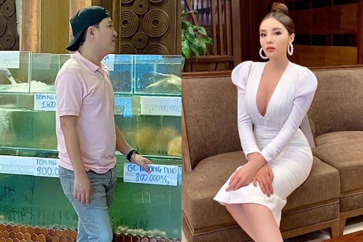 Truong Giang nghi le di dep to ong, Ky Duyen mac vay bo sat khoe dang hinh anh