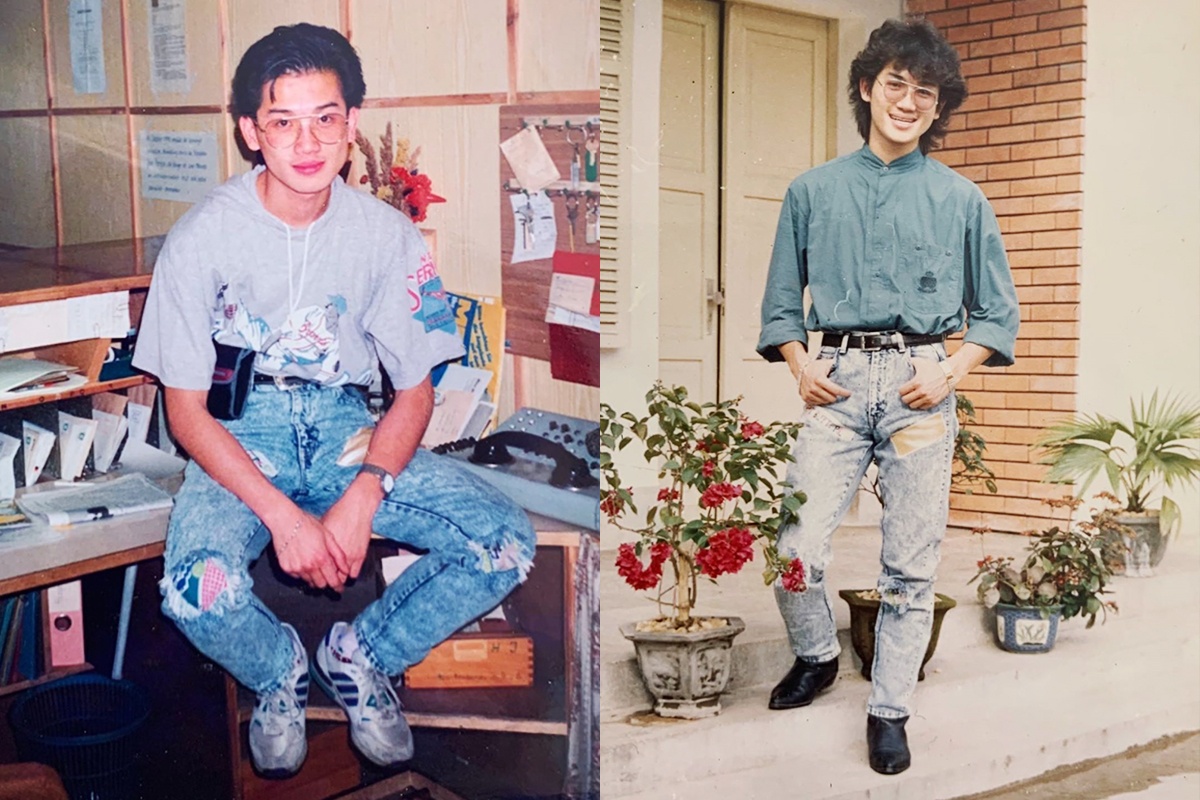 A hau Huyen My khoe anh cha thoi tre an mac sanh dieu hinh anh