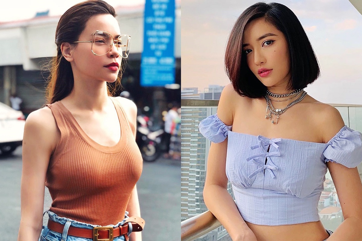 Ho Ngoc Ha, Bich Phuong thich mac vay ao ho vai thon khi troi nong hinh anh