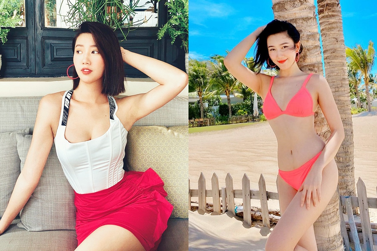 Thuy Ngan thich mac bikini, vay ao khoe ve goi cam hinh anh
